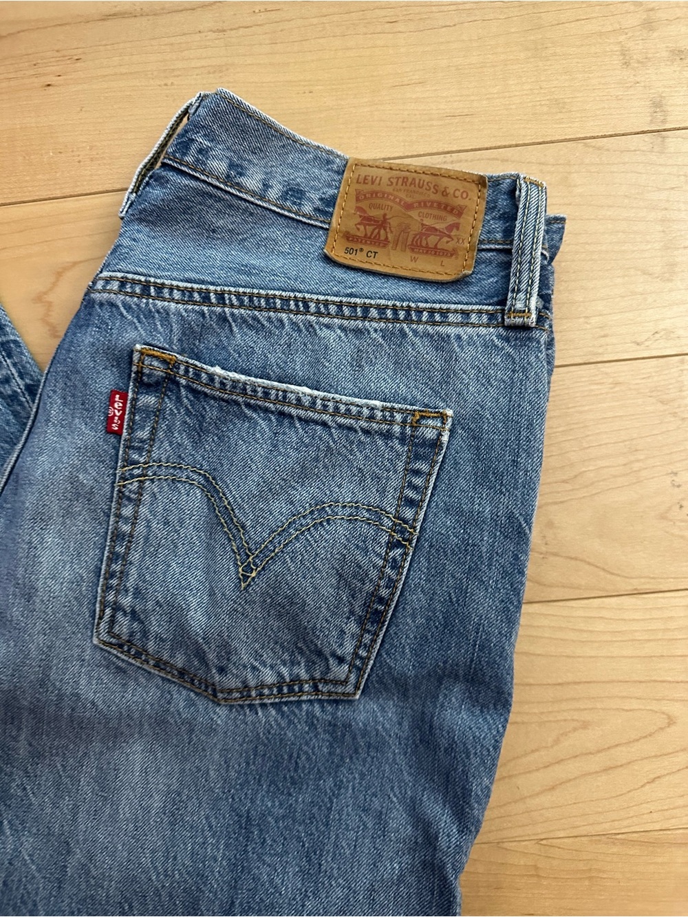 Vintage Levi's 501 CT Custom Tailored 100% Cotton Jeans